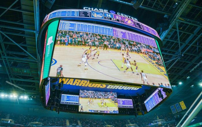 삼성 초대형 LED 스크린, 세계 최고 인기 농구팀 ‘골든 스테이트 워리워스’ 경기장 빛낸다