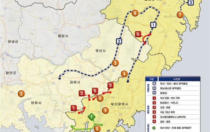 GTX·BRT 등 광역교통 인프라 확충...광역철도 41개·광역도로 25개 등 신설