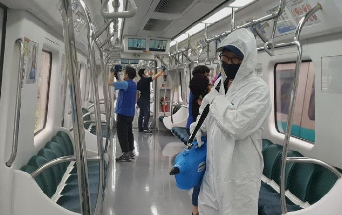 한국철도, 수도권 거리두기 4단계 격상에 따른  방역 조치 강화