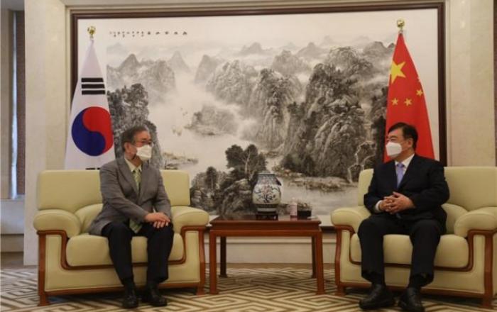 김태일 장안대학교 총장, 싱하이밍 중국대사 초청으로 주한 중국대사관 방문