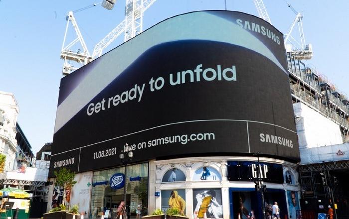 삼성전자, 전 세계 곳곳서 ‘삼성 갤럭시 언팩 2021’ 옥외광고 진행
