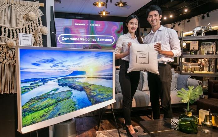 삼성전자, 싱가포르에 ‘세리프 TV’ 출시하며 라이스프타일 TV 체험 공간 오픈