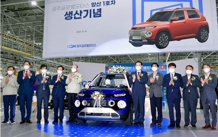 광주글로벌모터스, 경형 SUV 캐스퍼 양산체제 가동