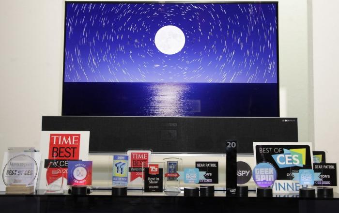 LG전자, TV부문 'CES 2020 최고상' 비롯어워드 대거 수상