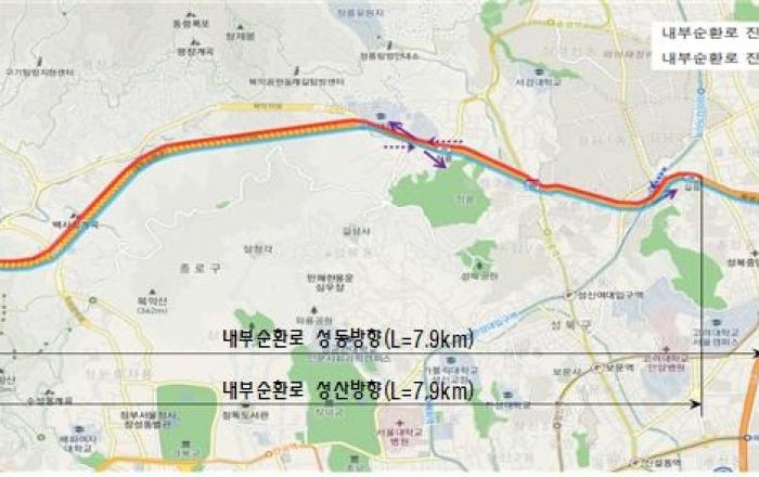 서울시, 내부순환로 구간단속 시행…규정속도 70km