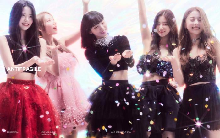 “차트 역주행” 르세라핌, 발매 6주 차에 스포티파이 순위 상승세!