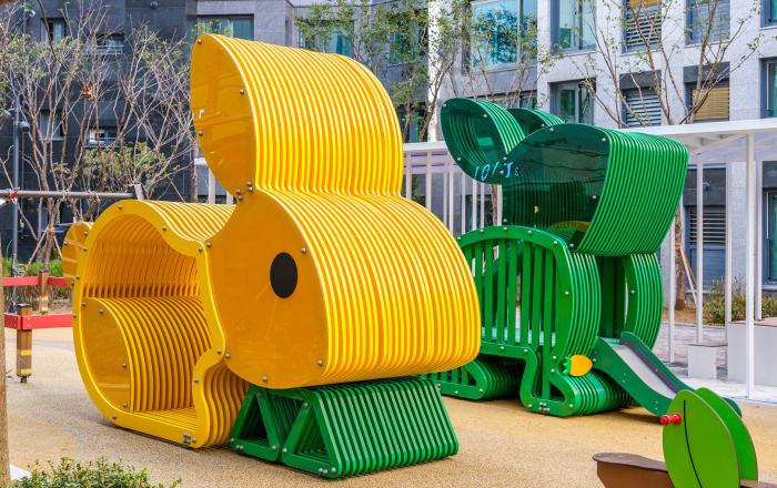 현대건설, 세계 최초 3D 프린팅 어린이 놀이시설물 개발