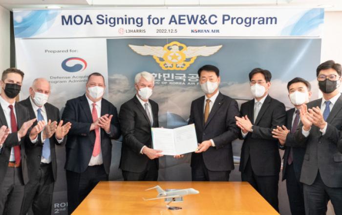 대한항공, 군 항공통제기 도입 위해 L3Harris와 사업 협력