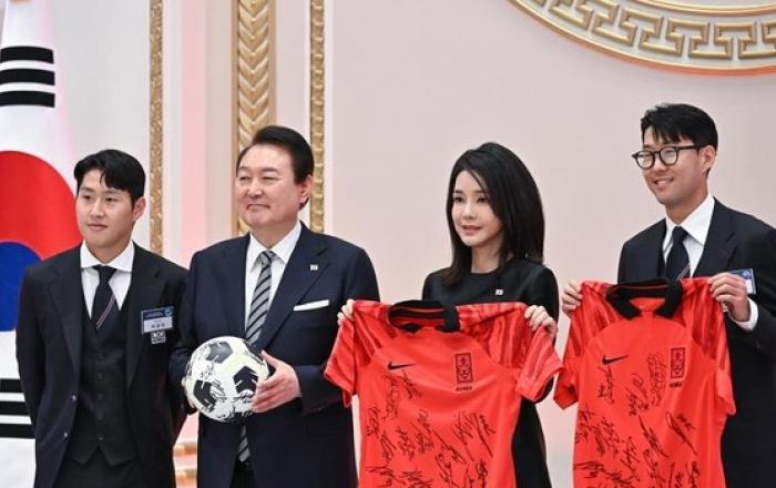 청와대 영빈관에 선수·코치진 등 초청...