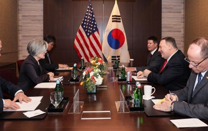 한미·한미일 외교장관 회담…“대북 3국 공조 중요”