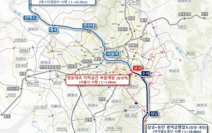 GTX-A 삼성∼동탄 터널로 연결…개통땐 수서∼동탄 80분→19분