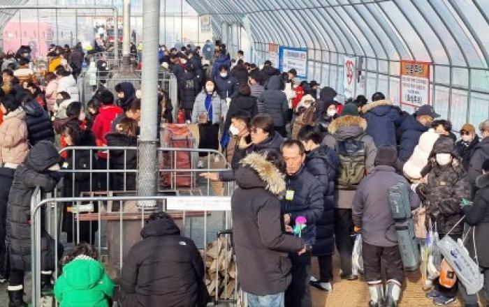 평창송어축제, 누적 방문객 33만 7000명 돌파