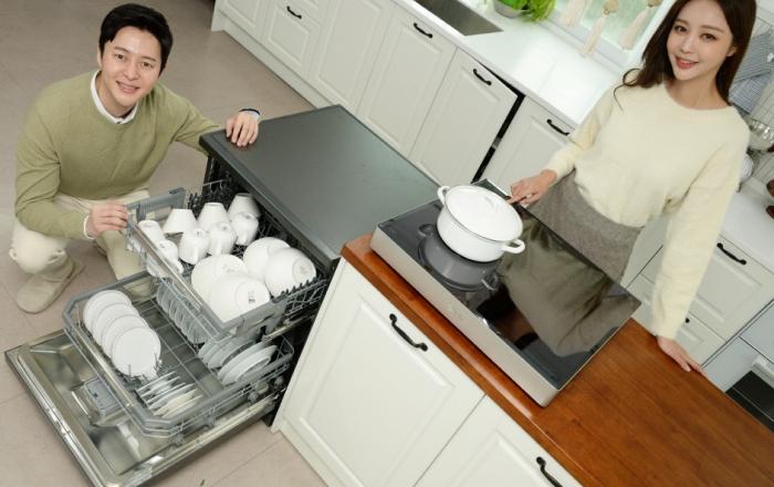 LG전자, 세척력 높인 LG 디오스 식기세척기, 주방 풍경도 바꿨다