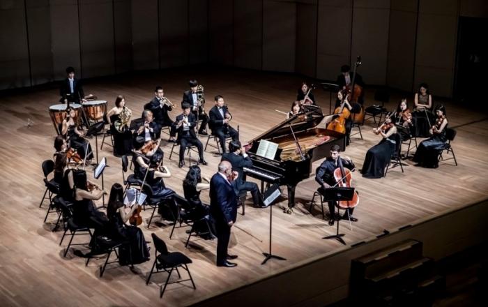 카네기홀 무대 선 ‘하트시각장애인 체임버오케스트라’ 청와대서 공연