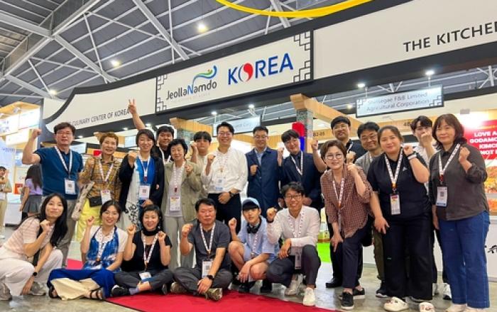 전남도, 싱가포르 국제식품박람회서 69만 달러 수출계약