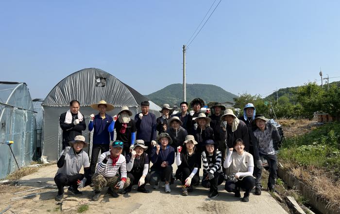충청북도 농산사업소, 지역농가 일손부족 해소에 앞장