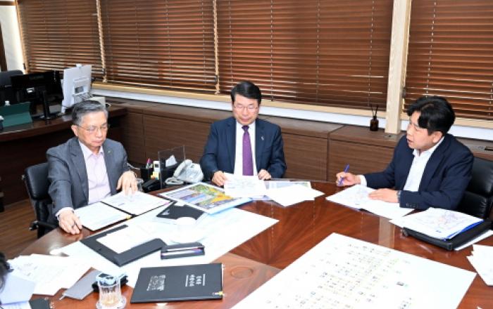 백경현 구리시장, LH 사장과 광역교통 및 현안개발사업 논의
