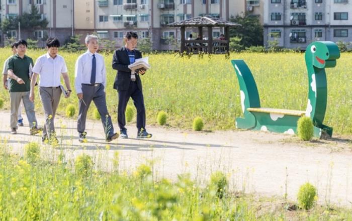 계양꽃마루, 복합스포츠타운 조성 속도