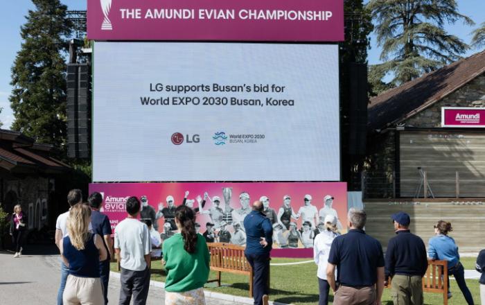 LG전자, LPGA 아문디에비앙챔피언십 대회서 ‘2030 부산세계박람회’ 유치 활동 나선다