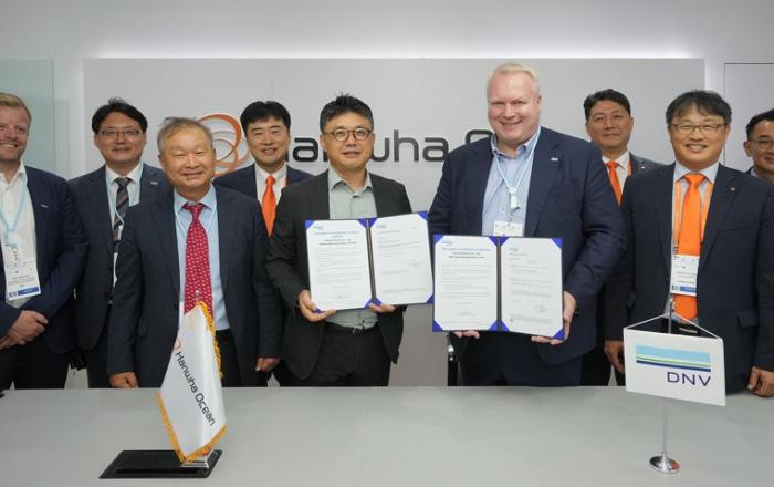 한화오션,‘가스텍 2023’에서 친환경 기술력 인정받아