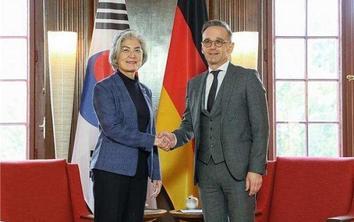 한-독 외교장관 회담…코로나19 대응 등 논의