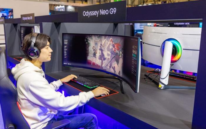 삼성전자 오디세이 모니터로 지스타 2023 체험하세요