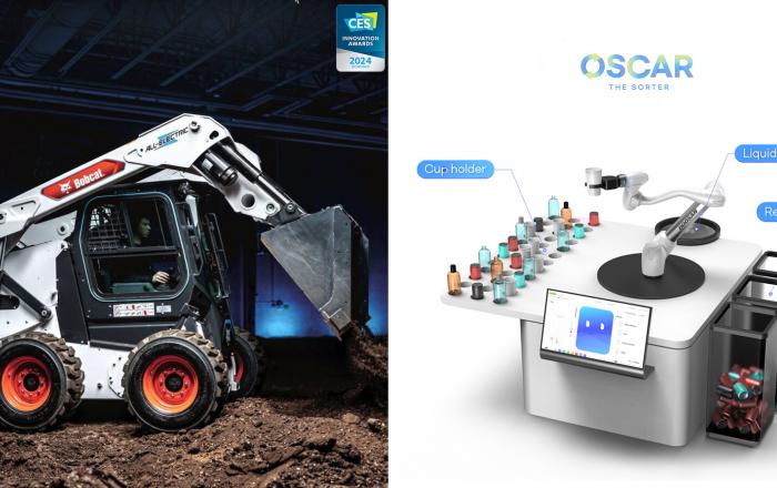 두산밥캣ㆍ두산로보틱스, ‘CES 2024 혁신상’ 수상…첨단 전동화, AI 기술력 인정 받아