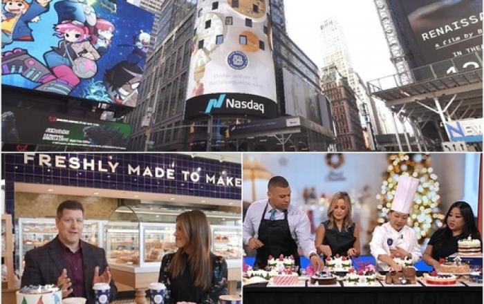 美 뉴욕 타임스 스퀘어에 등장한 SPC 파리바게뜨…글로벌 X-MAS 마케팅 강화