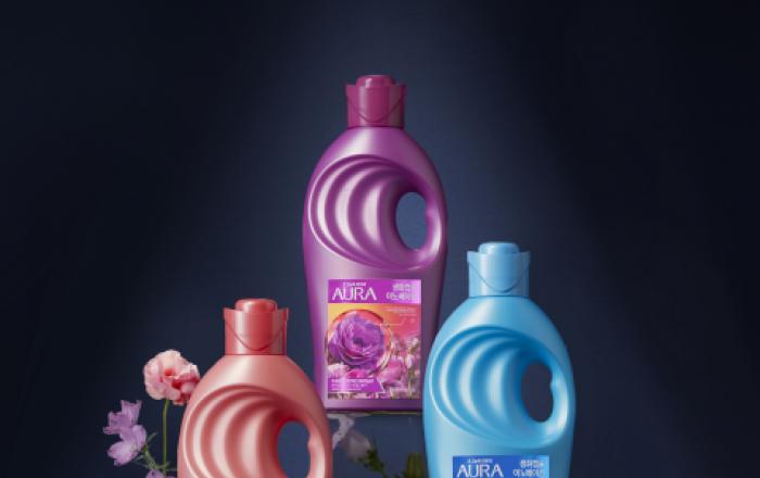 ‘아우라 생화캡슐 이노베이션’ 섬유유연제 3종 출시