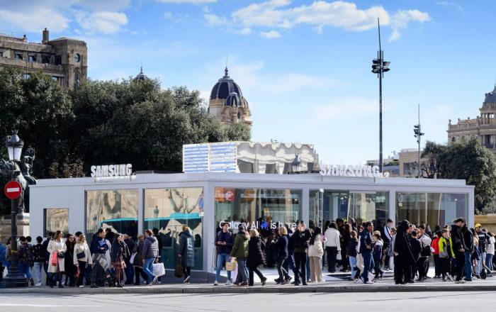‘갤럭시 익스피리언스 스페이스’, MWC24 스페인 바르셀로나에서 뜨거운 열기