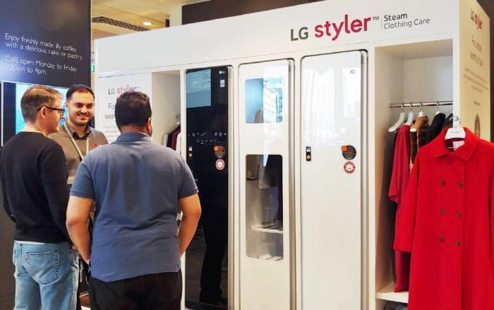 LG전자, '스팀 가전' LG 스타일러 英 프리미엄 백화점 '존 루이스' 입점