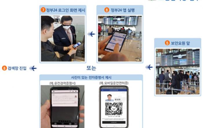 국내선 항공기 탑승…스마트폰으로 신원 확인