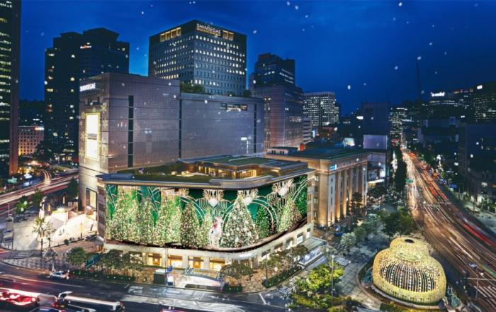 삼성전자, 신세계백화점 본점 초대형 LED 사이니지 공급