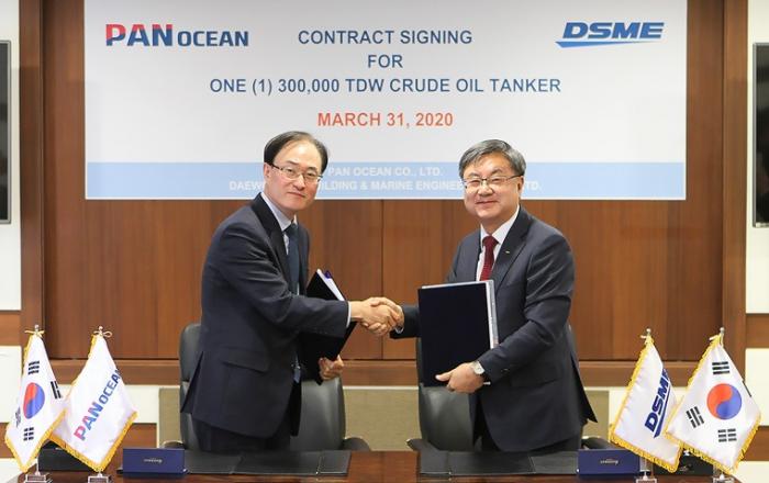 대우조선해양, 팬오션으로부터 초대형원유운반선 1척 수주