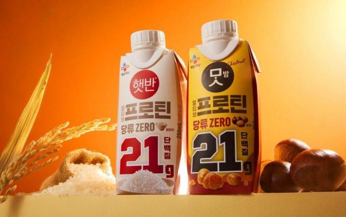 CJ제일제당, 식물성 단백질 음료  쌀밥맛·밤맛 인기…“석달만에 100만개 팔았다”
