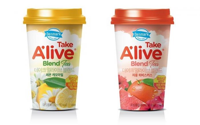 동원F&B, 스테디셀러 ‘덴마크 테이크 얼라이브’에 허브티 접목∙출시