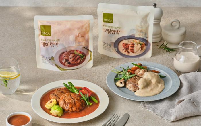 올가홀푸드, 한우와 한돈으로 만든 육즙 가득 프리미엄 함박스테이크 출시