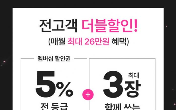 신세계라이브쇼핑, 멤버십 개편해 최대 26만원 혜택 준다… 더블 멤버십 도입