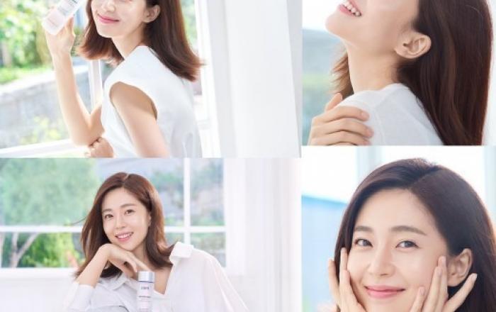 백진희, 청초한 아름다움을 닮고 싶은  피부미인