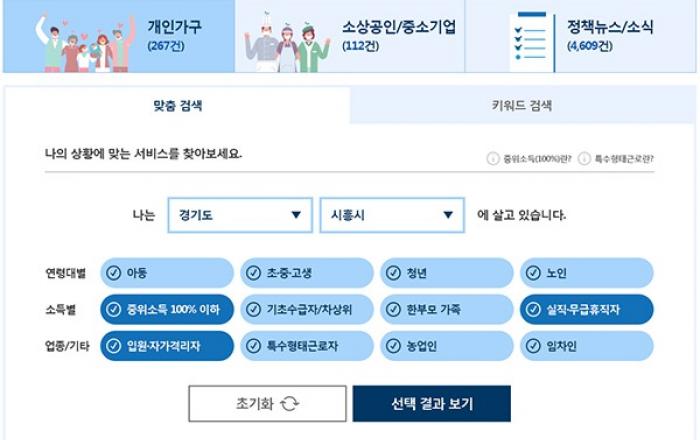 코로나19 정부 지원혜택, ‘정부24’에서 확인가능