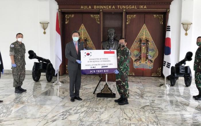 대우조선해양, 인도네시아 국방부에 코로나19 진단키트 기증