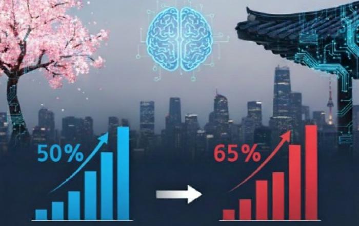 한국, 일본보다 AI 더 쓴다
