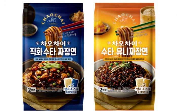 고급 중식당의 짜장면 맛 그대로… 차오차이, 수타식 ‘직화 짜장면·유니 짜장면’ 출시