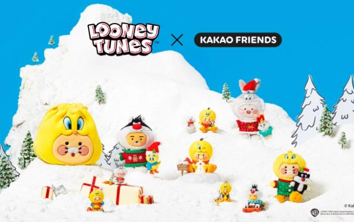 카카오, 루니툰즈 캐릭터에서 영감 받은 카카오프렌즈 크리스마스 에디션 출시