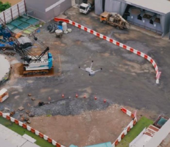 엔젤스윙-현대건설, 최대 규모 도로공사 드론 관제… CCTV 사각지대까지 잡았다