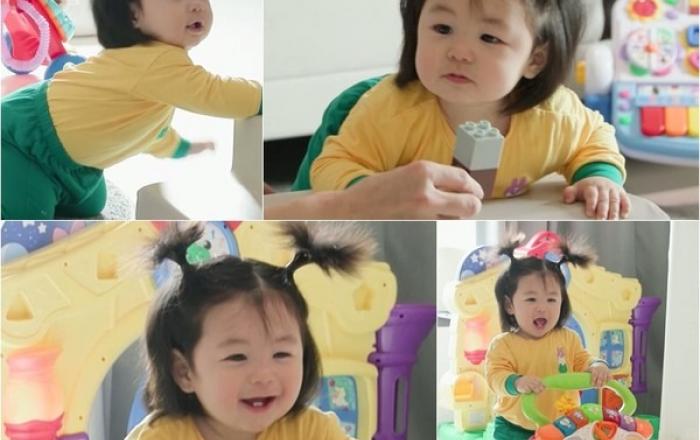 ‘슈돌’ 심형탁 子 생후 9개월 하루, 꼬물꼬물 계단 오르기 스킬 발사!