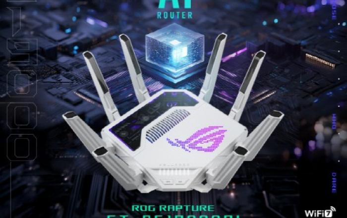 에이수스, 세계 최초 AI 기반 WiFi 7 게이밍 유무선 공유기 ‘ROG Rapture GT-BE19000AI’ 출시