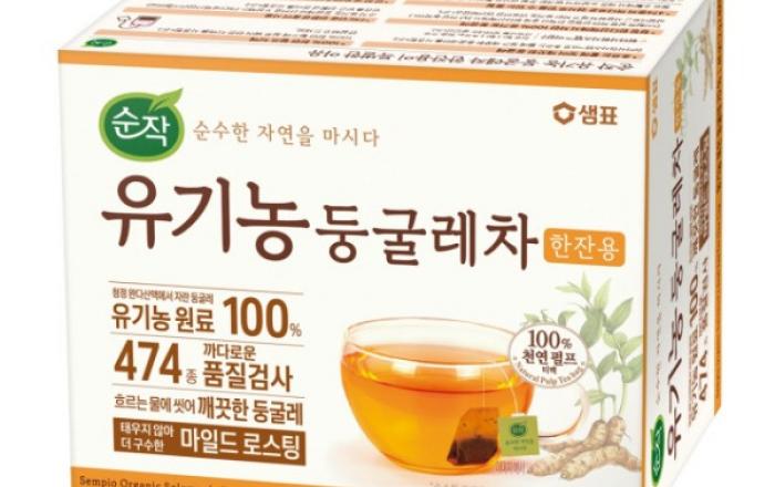 순작, 100% 유기농 원료로 만든 ‘유기농 둥굴레차’ 출시