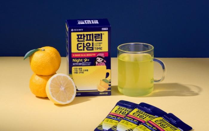 동아제약, 국내 최초 글리신 함유 차 타입 감기약 ‘판피린타임 나이트플루 건조시럽’ 출시