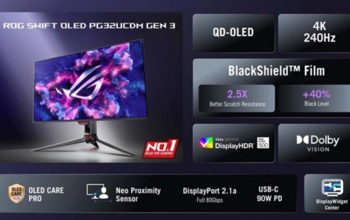 에이수스, 한계를 뛰어넘은 차세대 하이엔드 OLED 게이밍 모니터 2종 출시